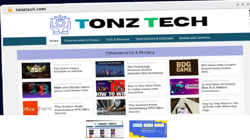 Tonztech Com: A Simple Technology Overview